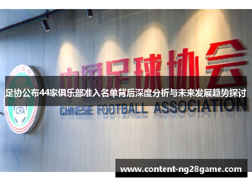 足协公布44家俱乐部准入名单背后深度分析与未来发展趋势探讨
